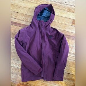 The North Face Maroon Quilted Jacket